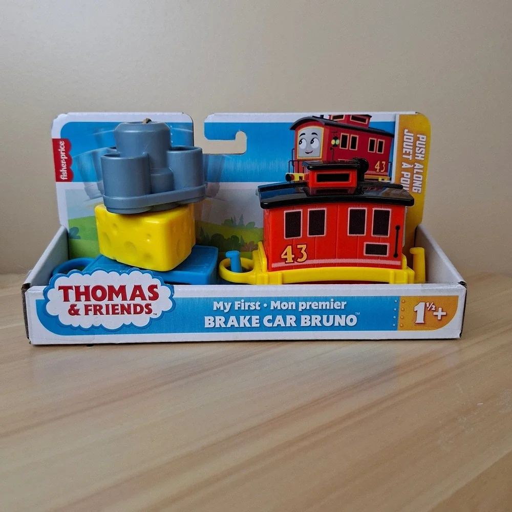 Fisher-Price Thomas & Friends Brake Car Bruno Toddler Toy Red Push Along HMC26